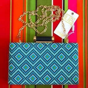 Brand New Urban Expressions Beaded Chain Purse